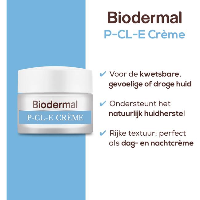 Biodermal P-CL-E Dag- en Nachtcrème 50 ML