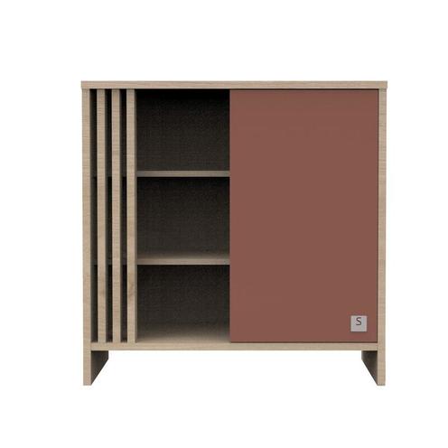 Commode 1 Porte 3 Niches TOKYO Terracotta - SAUTHON