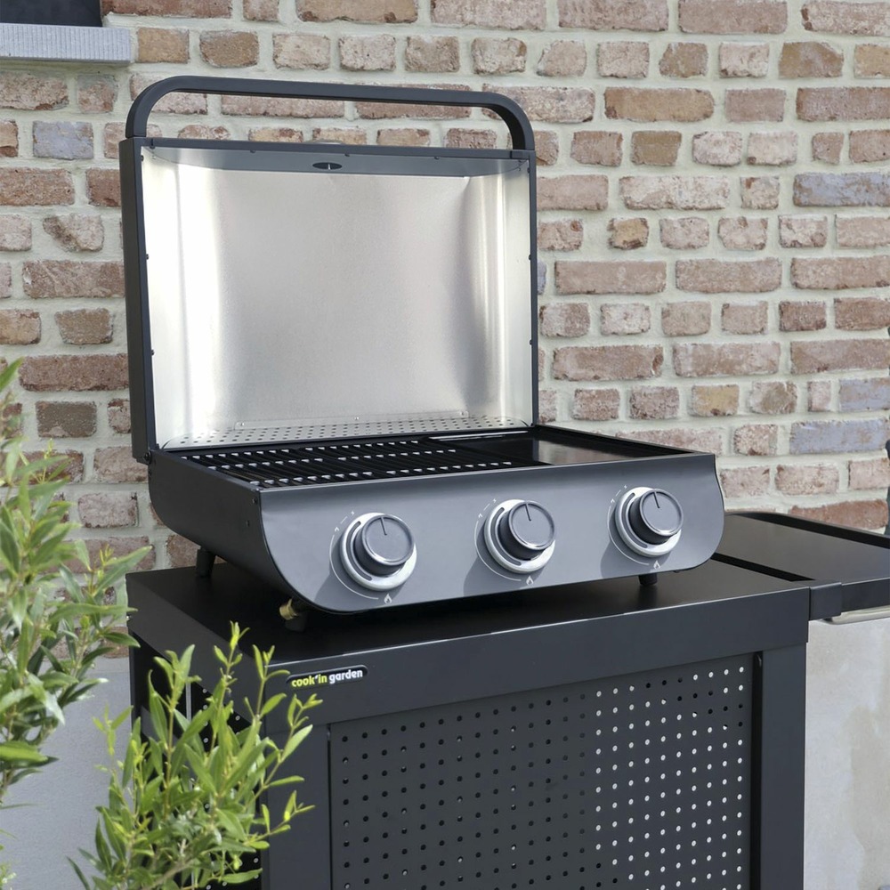 Cook'in garden - barbecue gaz flavo 60 à poser