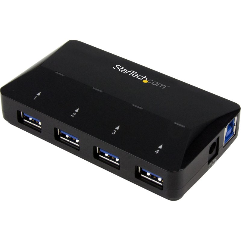 StarTech.com Hub USB 3.0 à 4 ports plus port dédié à la charge de 2,4 A - 5Gbps