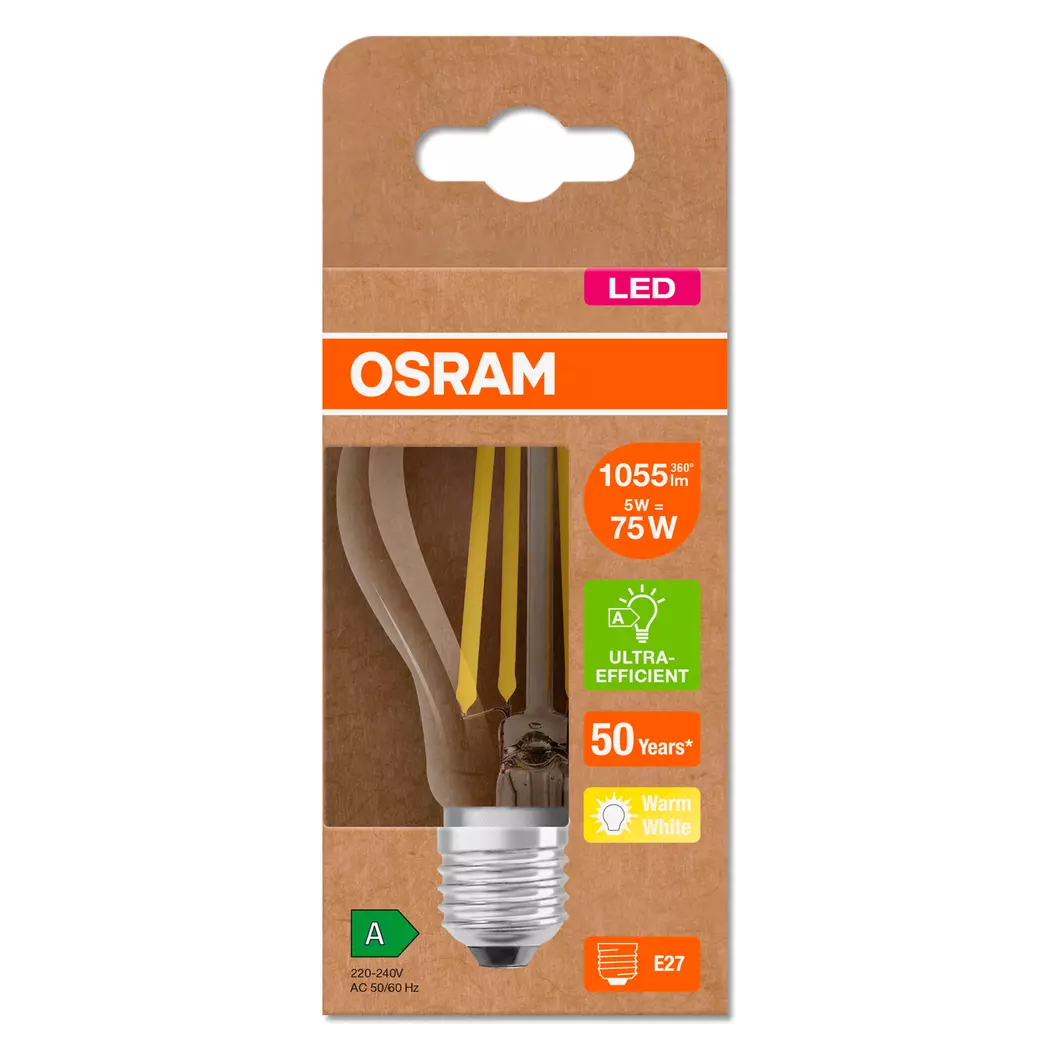 LED-Birne E27/5 Watt/Energie A