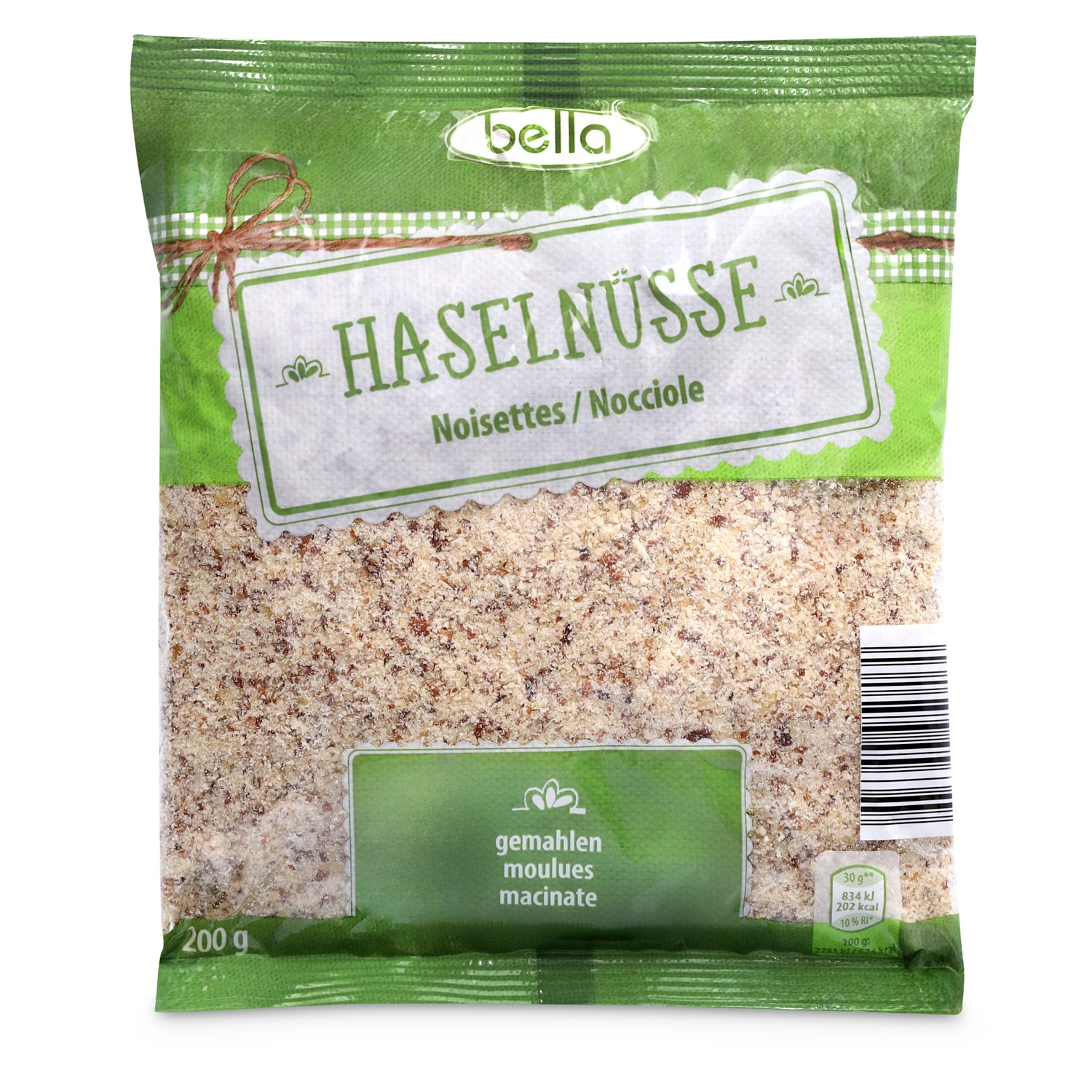 BELLA Haselnüsse gemahlen 200 g