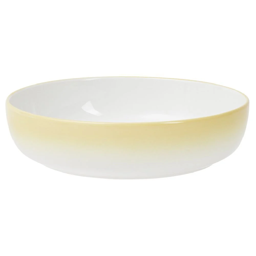 Assiette creuse porcelaine colorée Ø20cm