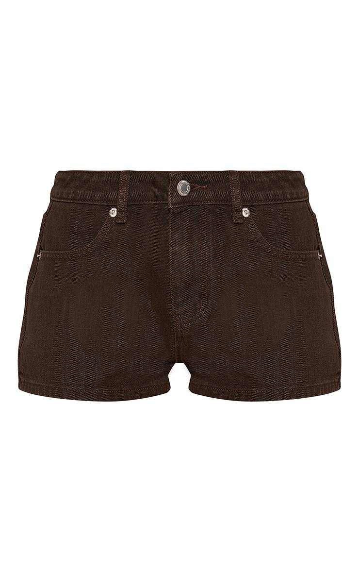 Chocolat Short En Jean Taille Mi-haute