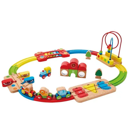 Hape Regenbogen-Puzzle Eisenbahnset
