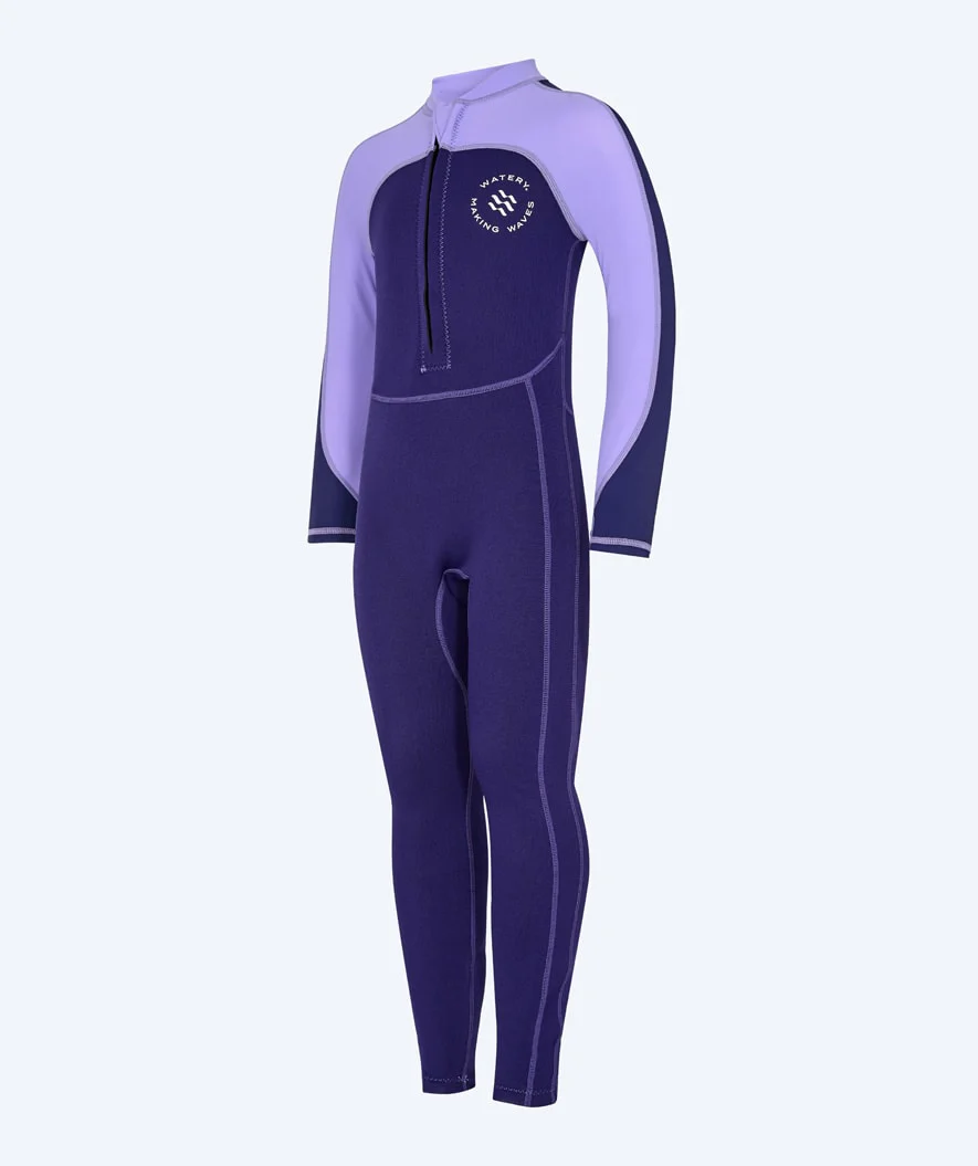 Watery UV våddragt til børn - Calypso Full-Body - Lilla