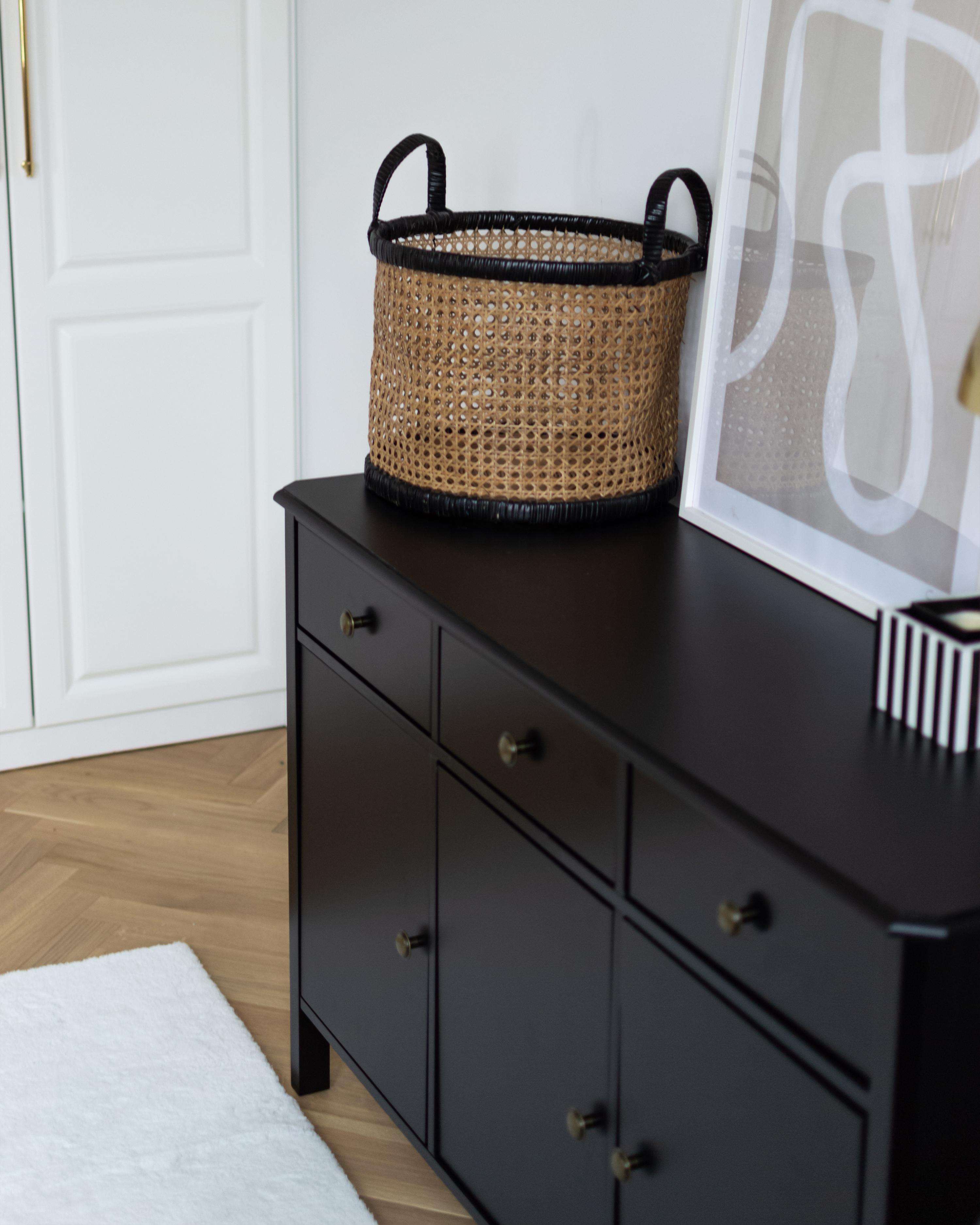 Dressoir met 3 deuren OLATE Zwart