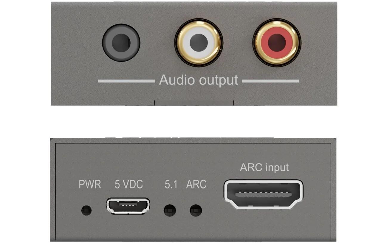 Audio Extraktor Connect ARC13<br>HDMI-Audio-Auskoppler mit ARC