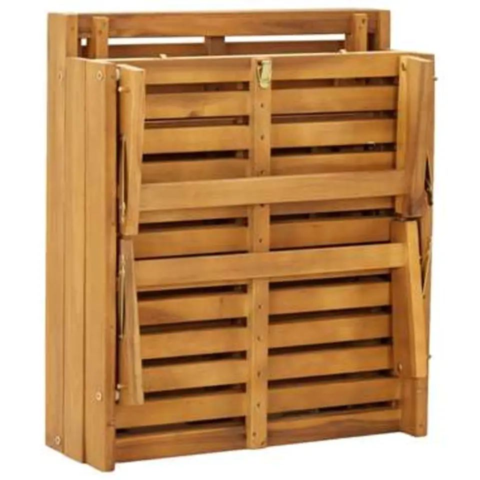 vidaXL - Ligbed - Grijs - Hout