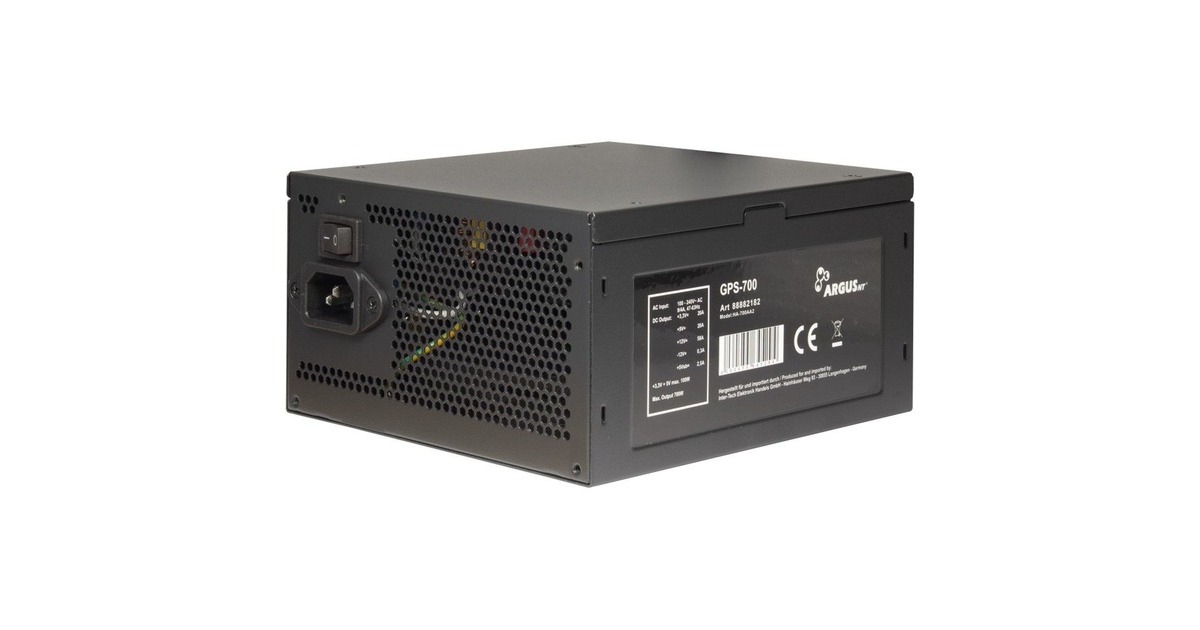 Inter-TechArgus GPS-700 700 watt voeding   (Zwart, 4x PCIe)