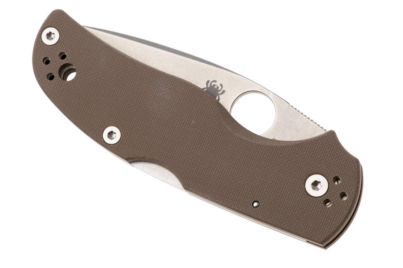 Spyderco Native 5 CPM 15V C41GPBN15V5 Brown G10, Sprint Run zakmes
