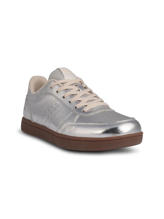 Woden Bjork Leather Zilver