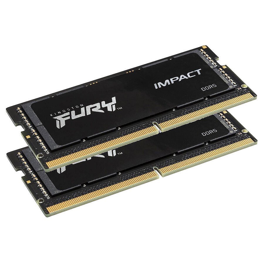 Kingston Fury Impact SO-DIMM - 2 x 16 Go (32 Go) - DDR5 6000 MHz - CL38