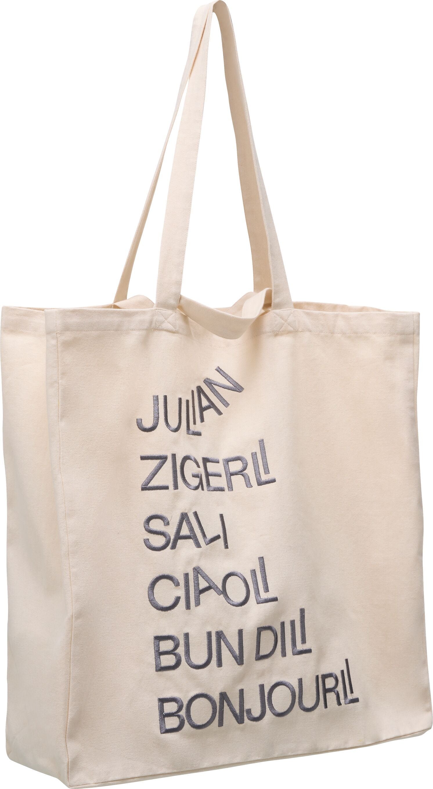 SE-ZIGERLI EINKAUFSTASCHE GRS 50X52CM BE - Beige / B: 50.0 cm x T: 17.0 cm x H: 52.0 cm