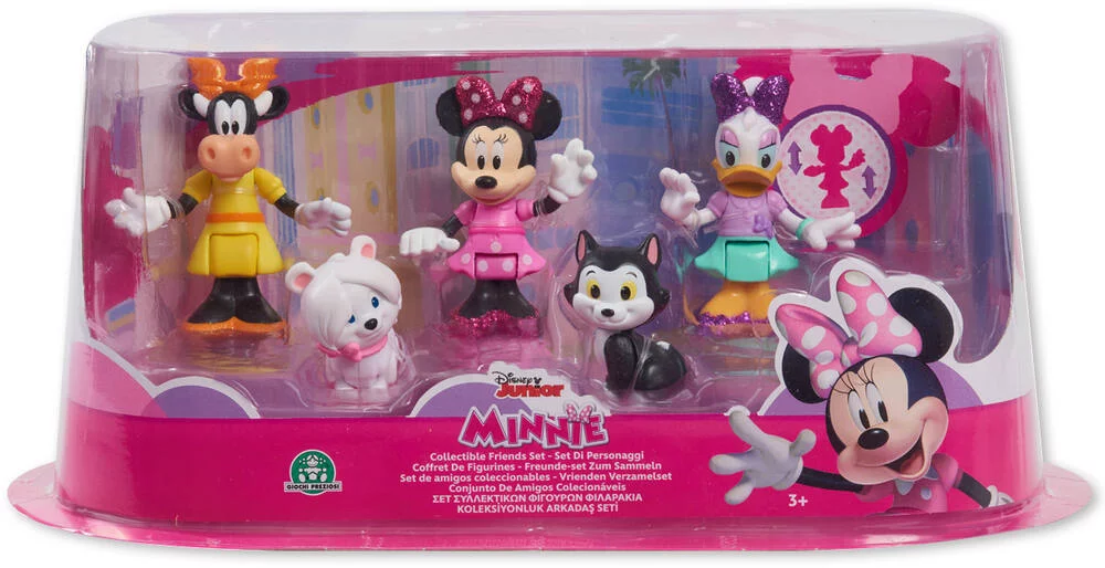 DISNEY - MINNIE - COFFRET 5 FIGURINES 7.5 CM ARTICULEES
