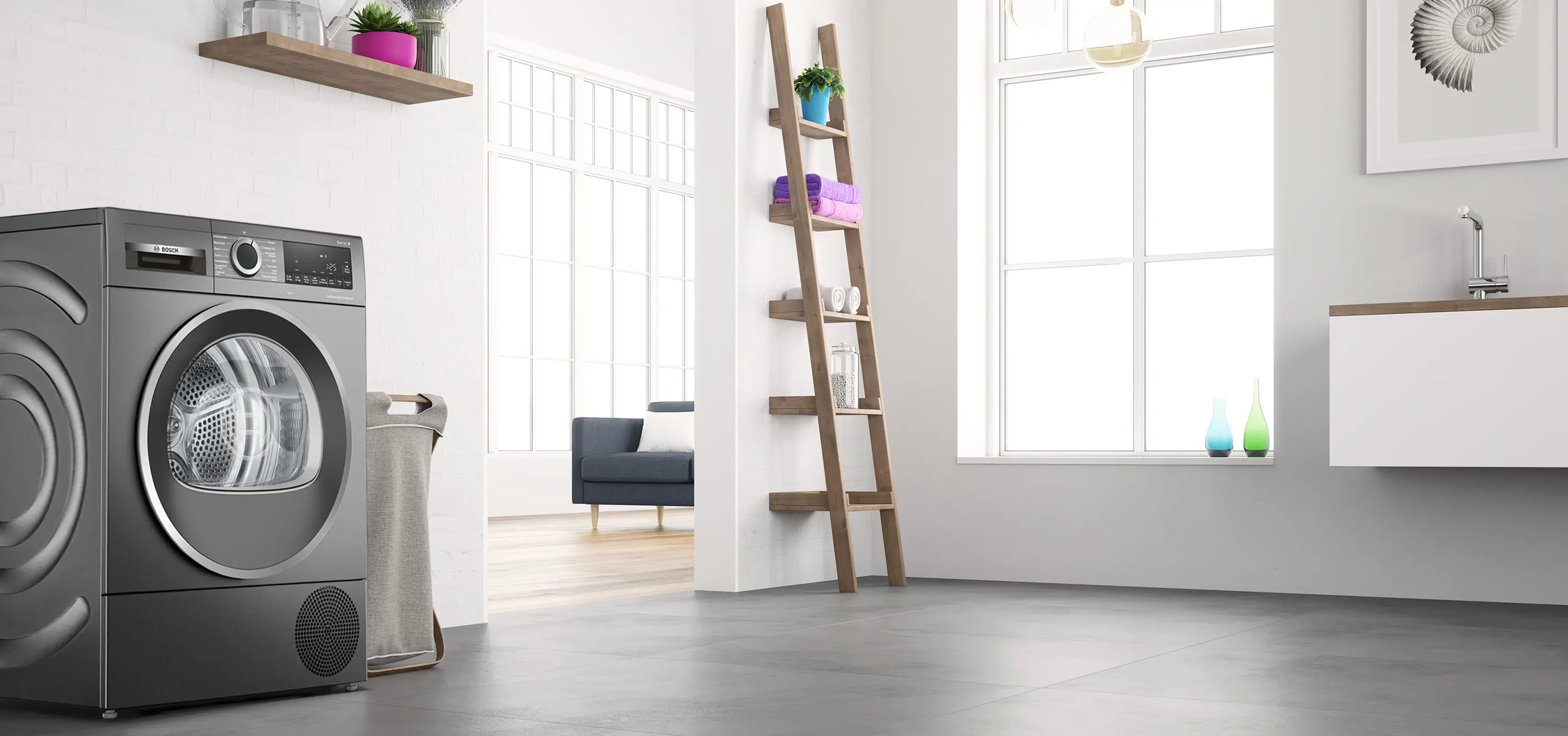 Serie 6 Warmtepompdroger 8 kg Cast iron grey