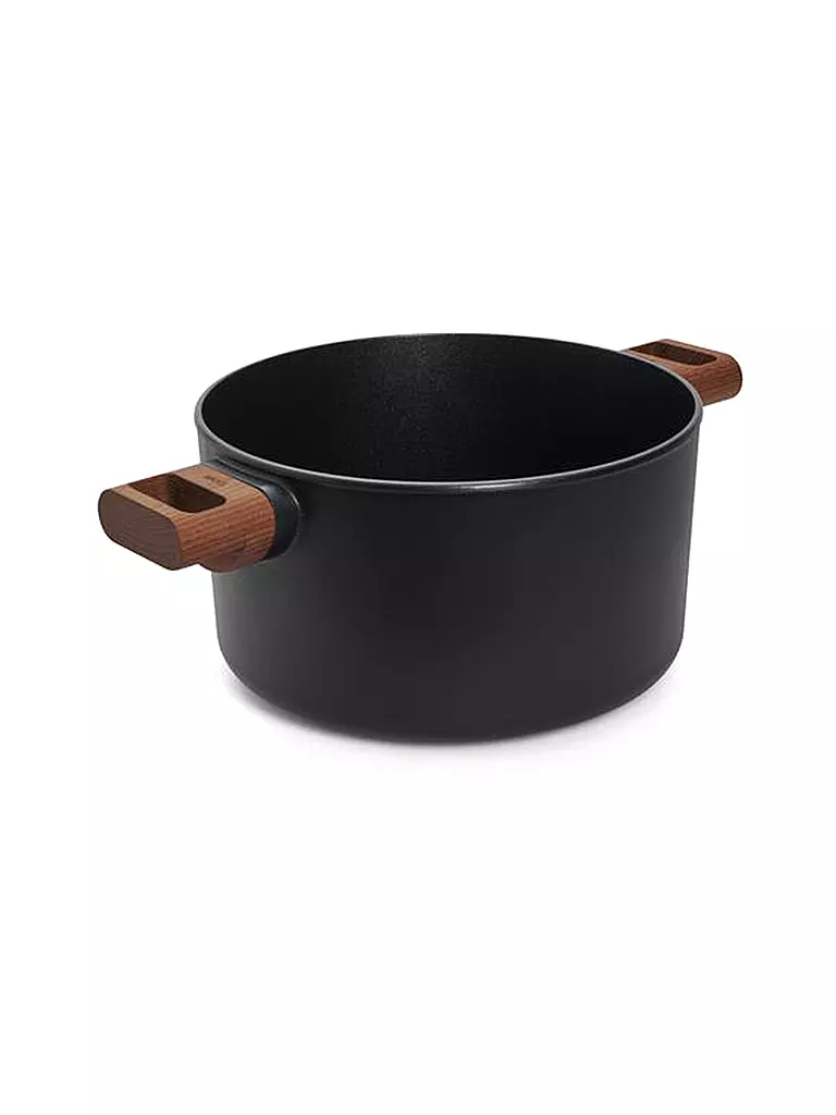 WOLL Kochtopf mit Holzgriff 24cm ECO-LOGIC Antihaft schwarz