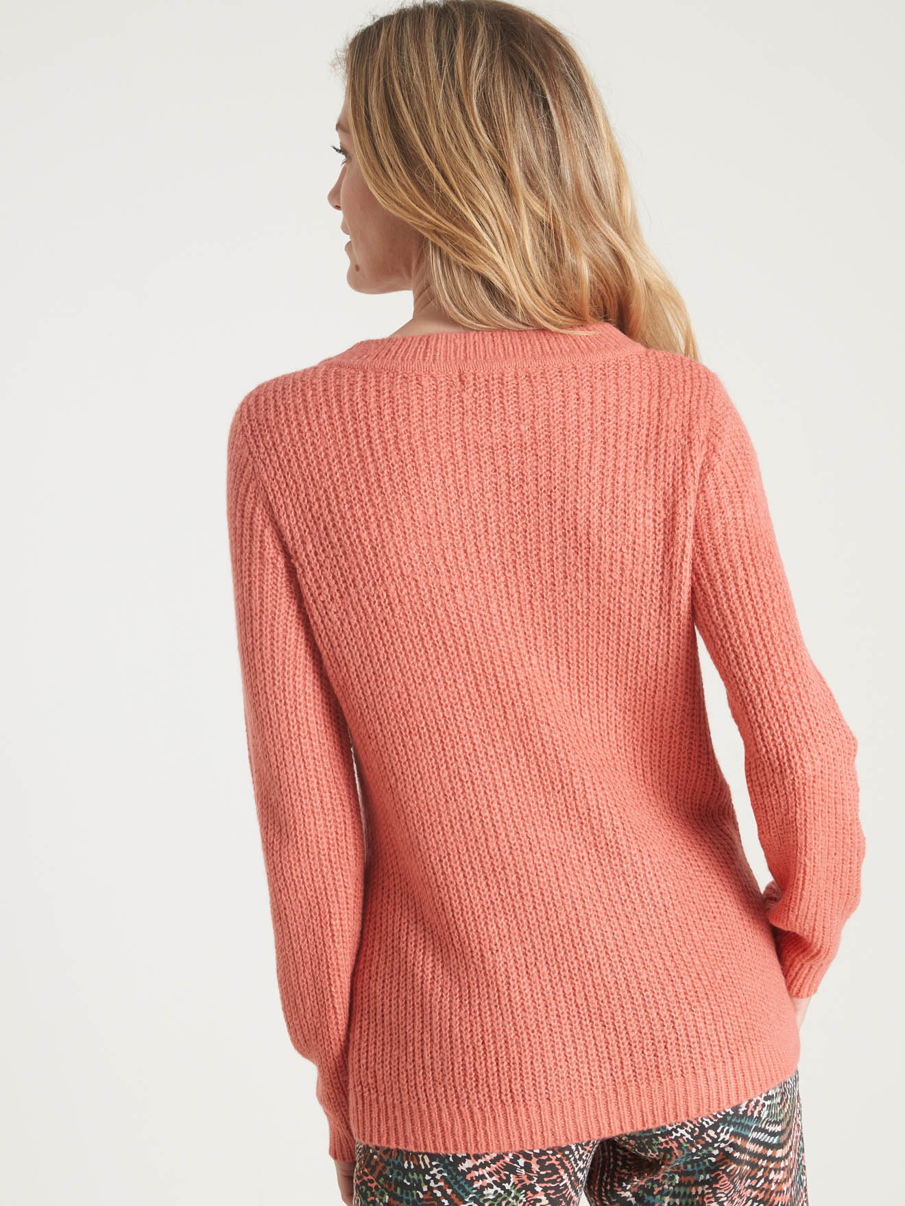 Pull  torsadé forme loose