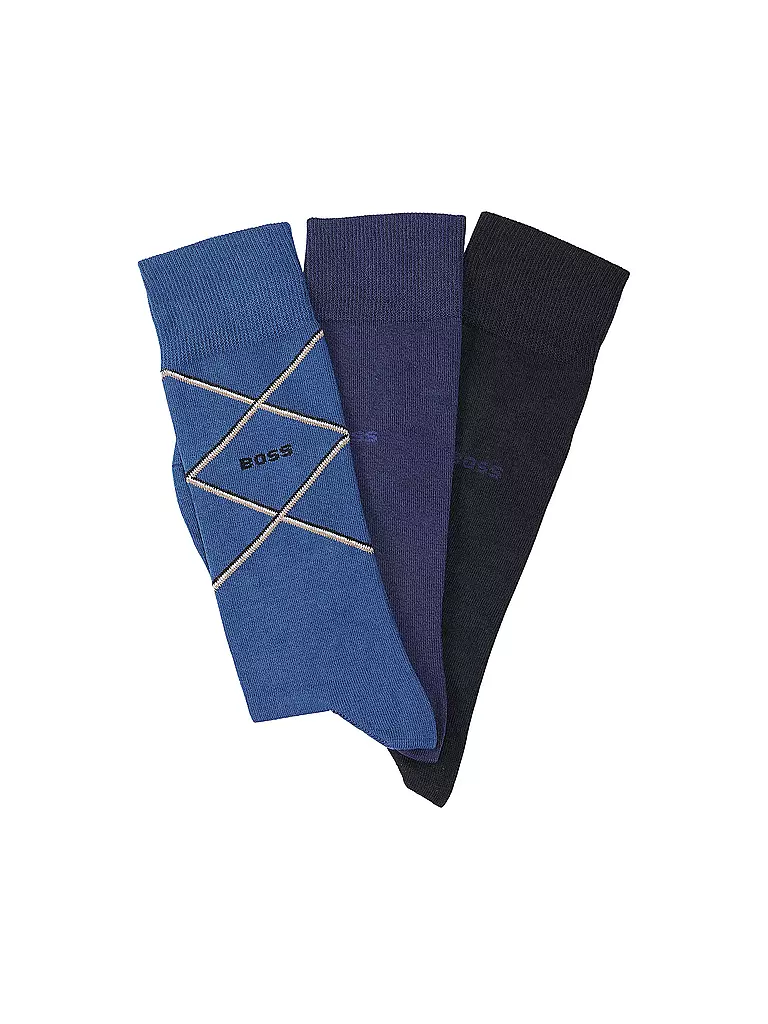 BOSS Socken 3er Pkg. dark blue  dunkelblau