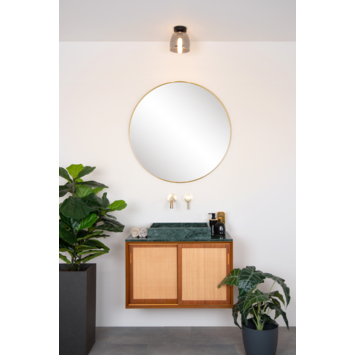 Lucide Tyler Plafonnière Badkamer zwart