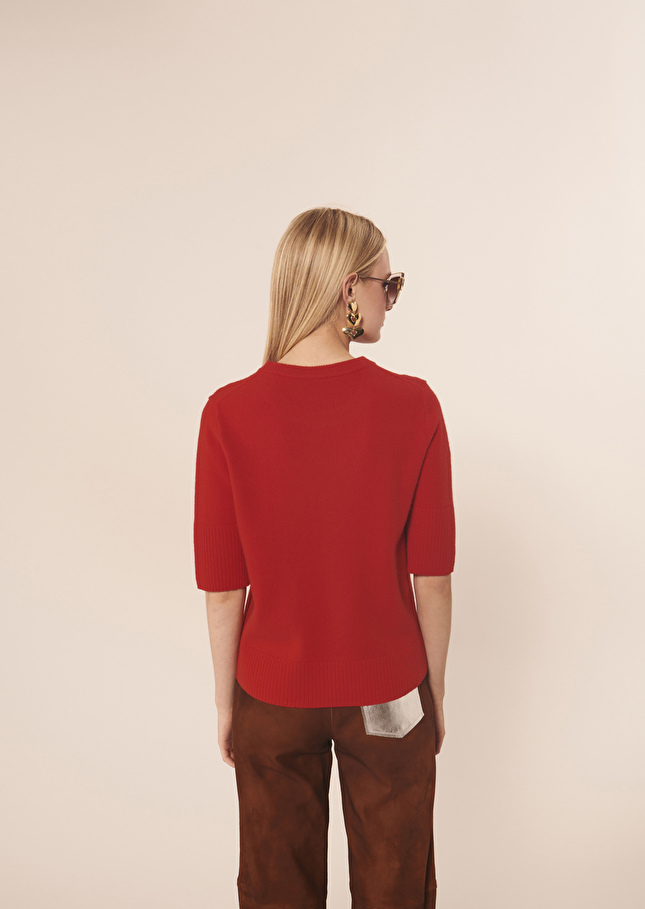 Pull Paolinerouge en laine