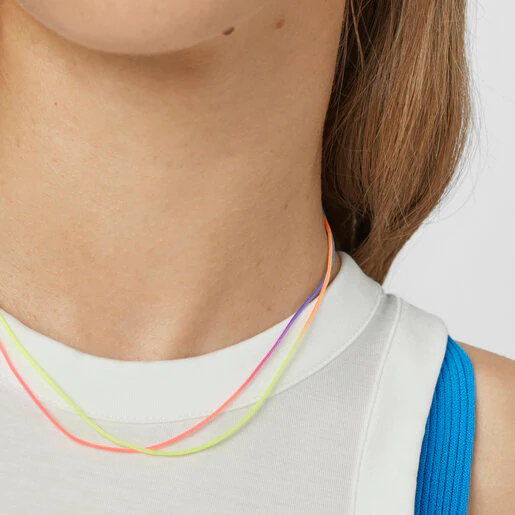 Colar duplo de nylon TOUS Pride