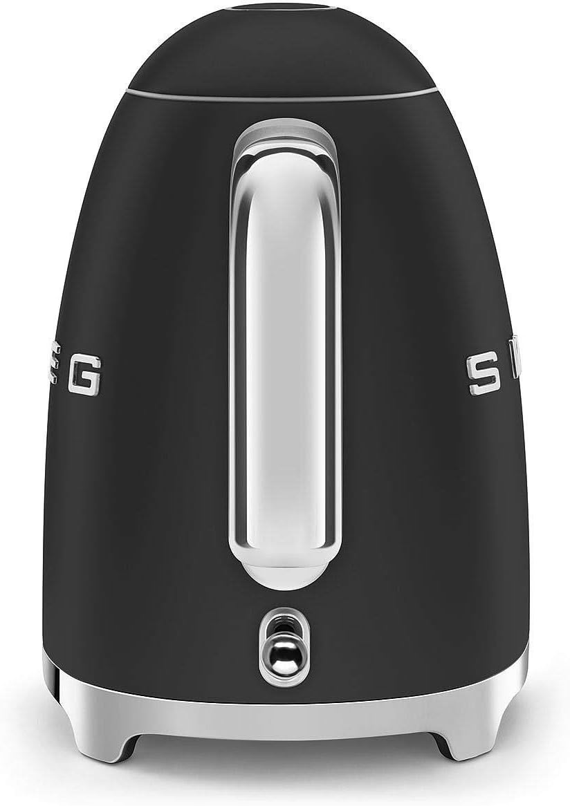 Smeg, Bouilloire Électrique KLF03PGEU 1,7 L, Filtre Anticalcaire Lavable, Arrêt Automatique de Sécurité, Indicateur de Niveau d'Eau, Base Antidérapante, Range Cordon, Puissance 2400W, Vert d'Eau