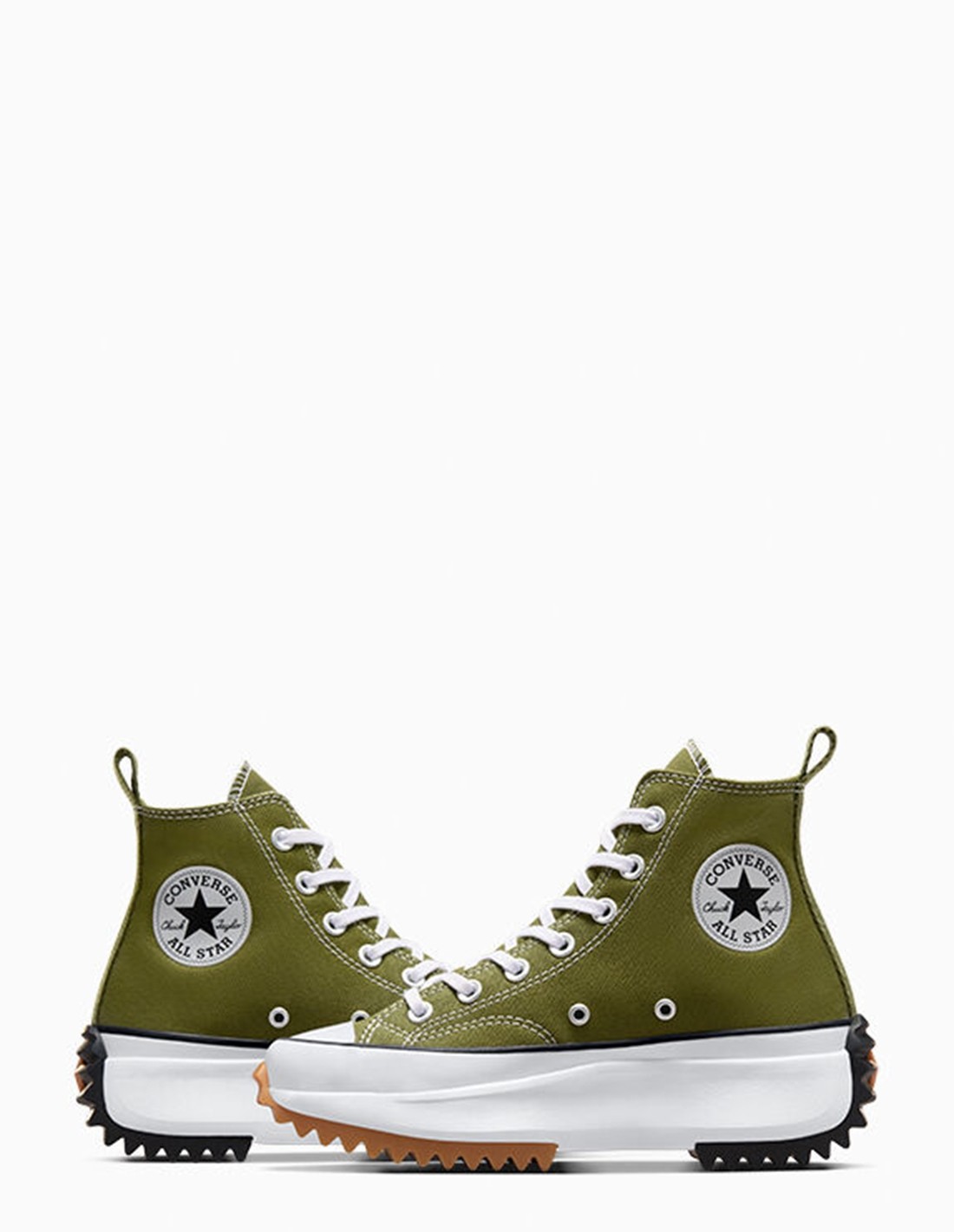 converse Sneakers Femme Run Star Hike Hi Grassy/White/Black