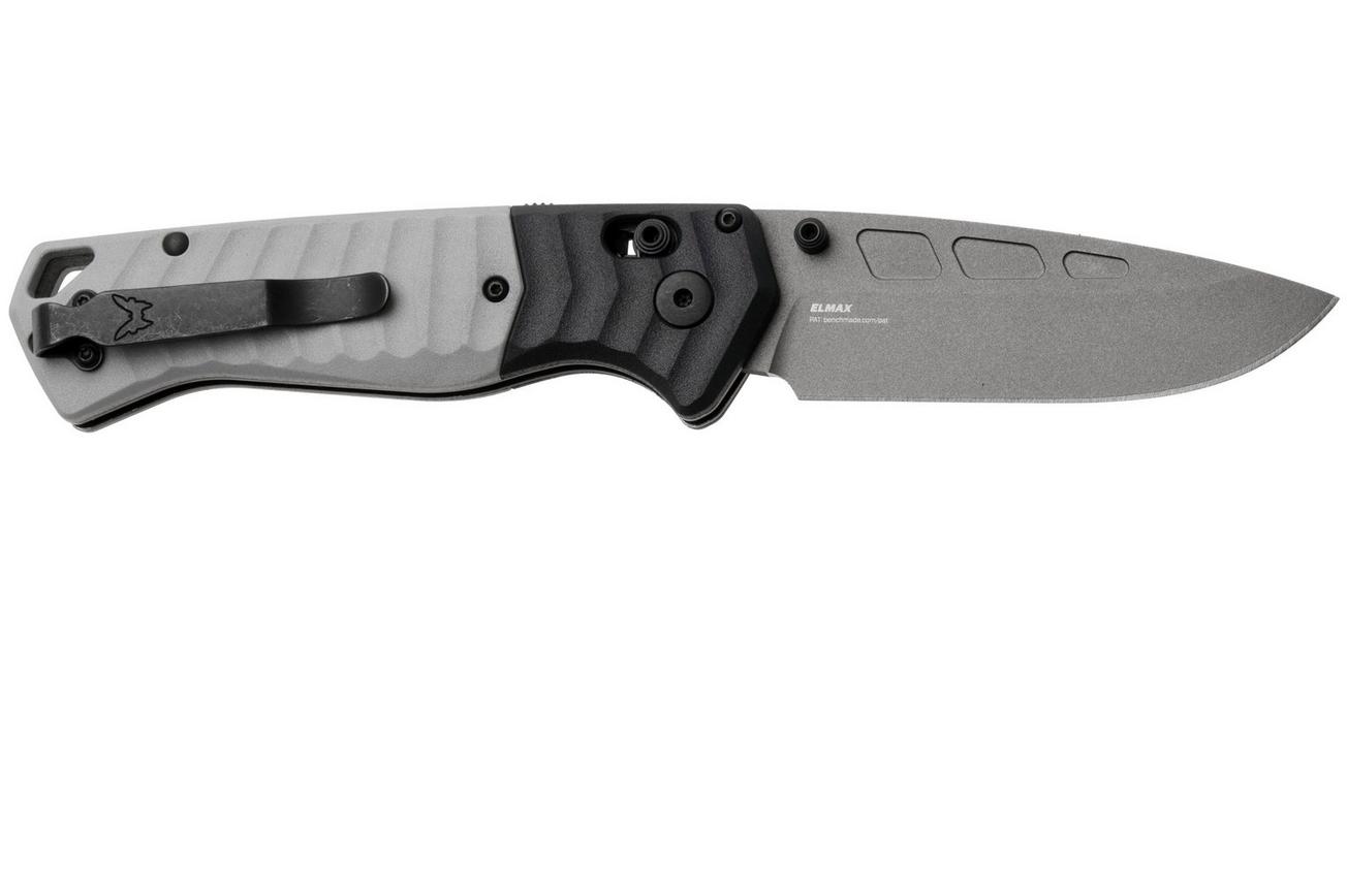 Benchmade P.S.K. 593GY-02 Cerakote Elmax, Tempest Gray FRN, outdoorzakmes