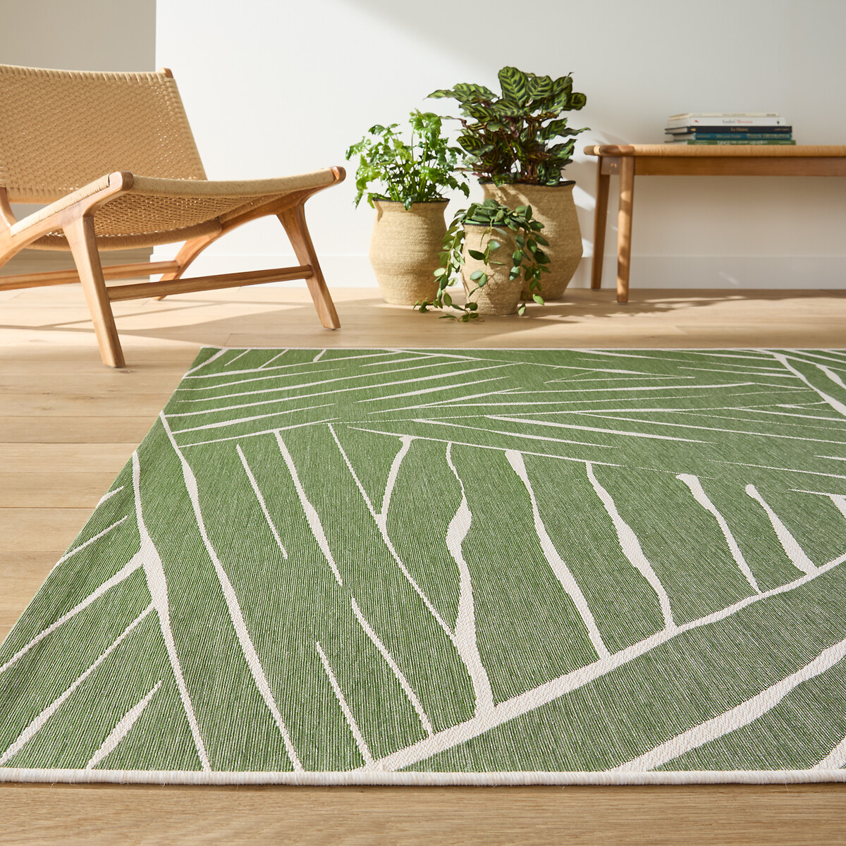 LA REDOUTE INTERIEURS<br>Tapete de trama plana para uso interno e externo, Mokoa