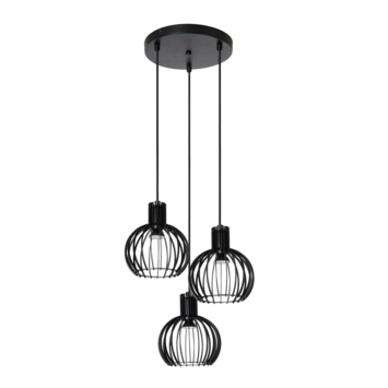 Lucide hanglamp Mikaela zwart