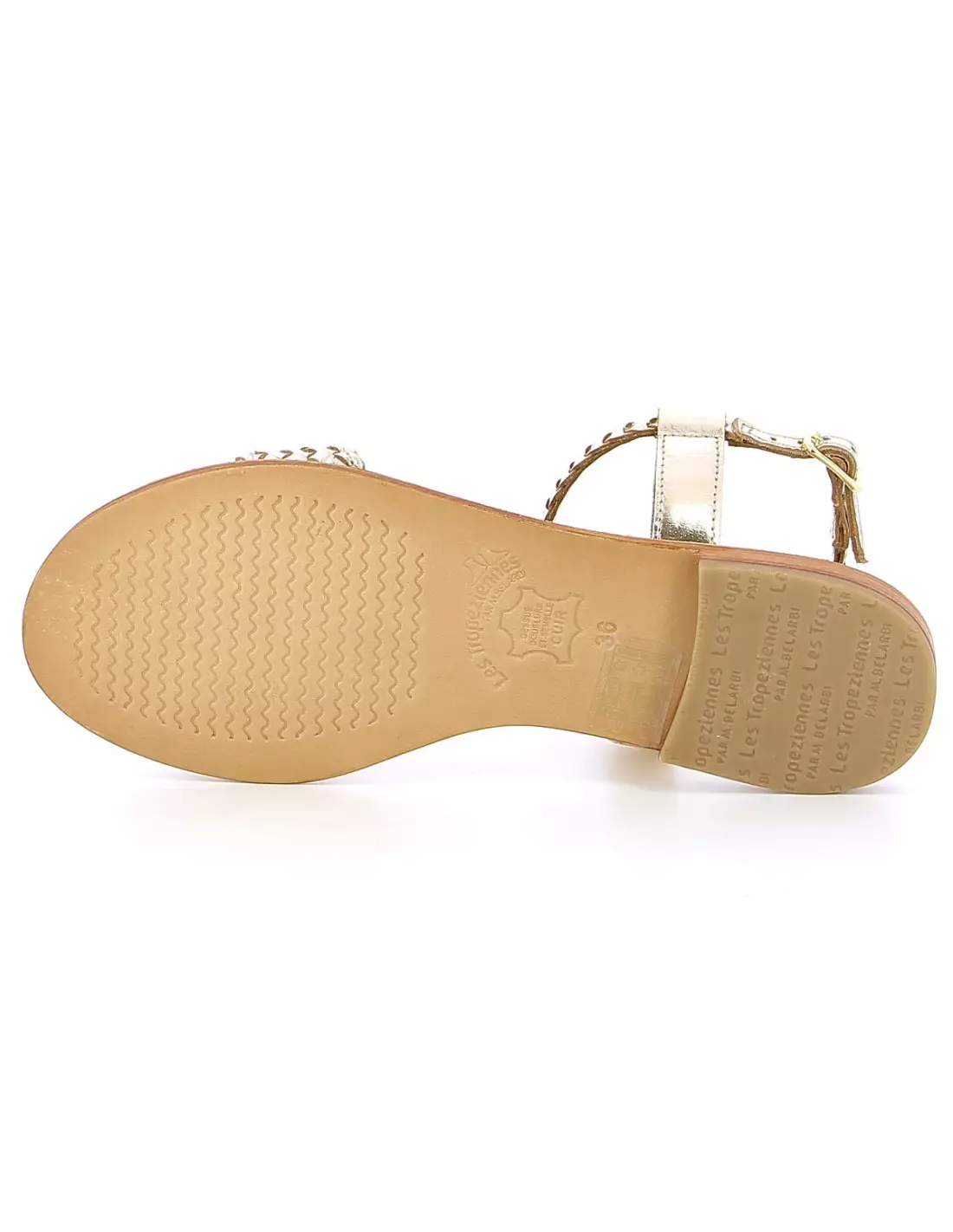 LES TROPEZIENNES HIPPY - Sandales & nu-pieds Or