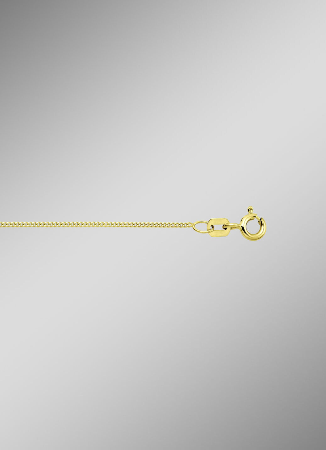 Stilvolle Flachpanzerkette aus Gold
