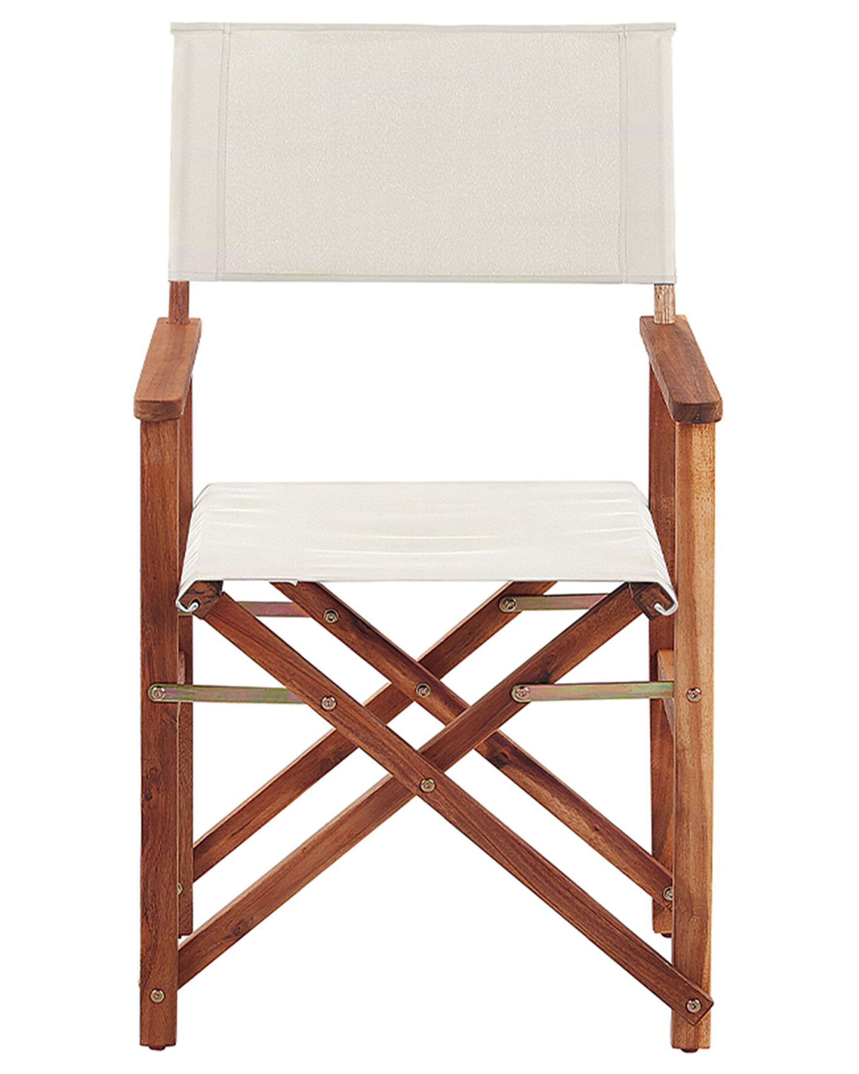Set van 2 tuinstoelen CINE Acaciahout Lichtgroen