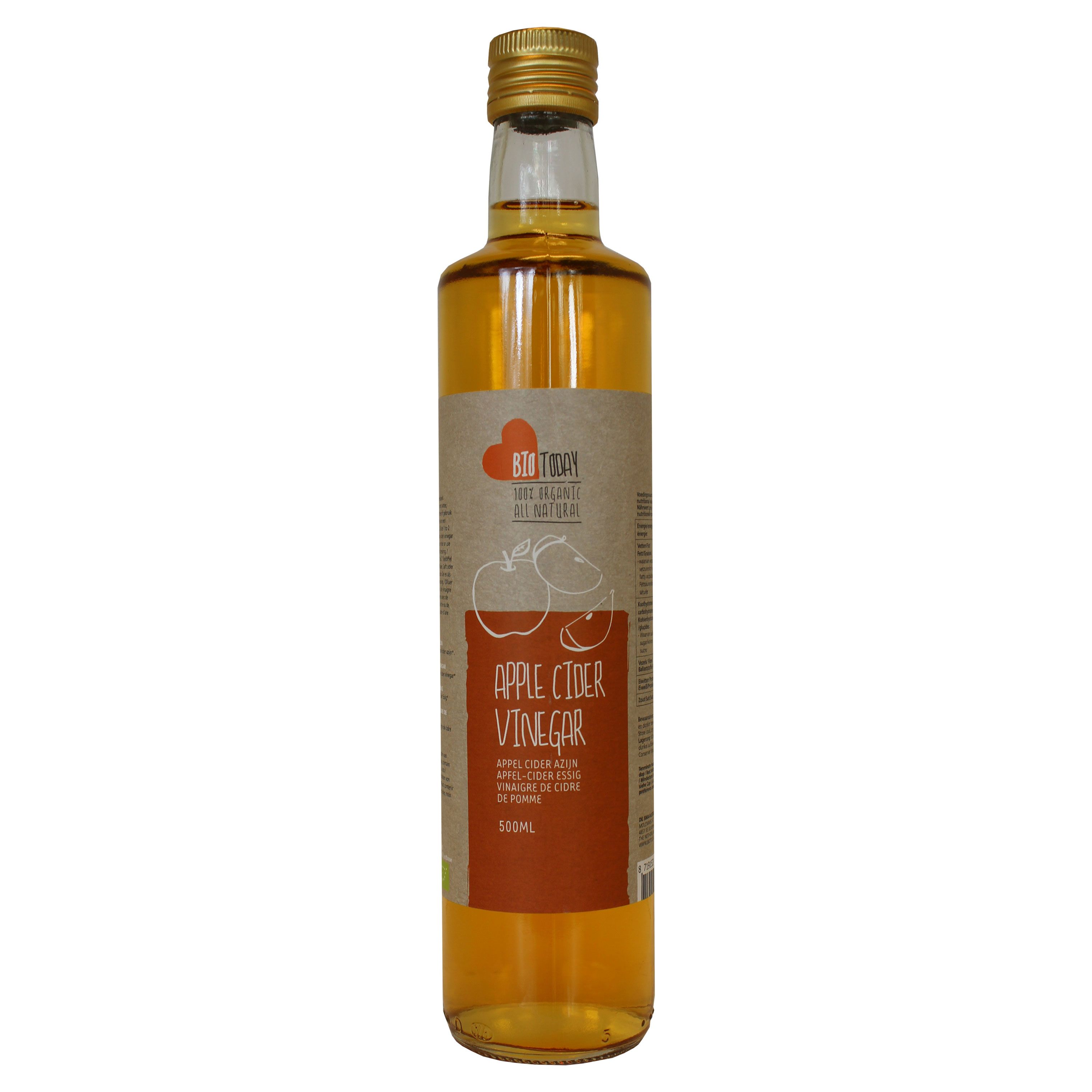 Bio Today Appelcider azijn (bio) 500 ml