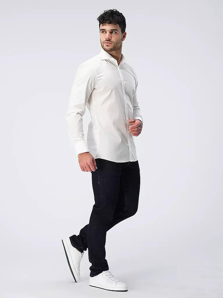 OLYMP LEVEL FIVE Hemd Body Fit beige