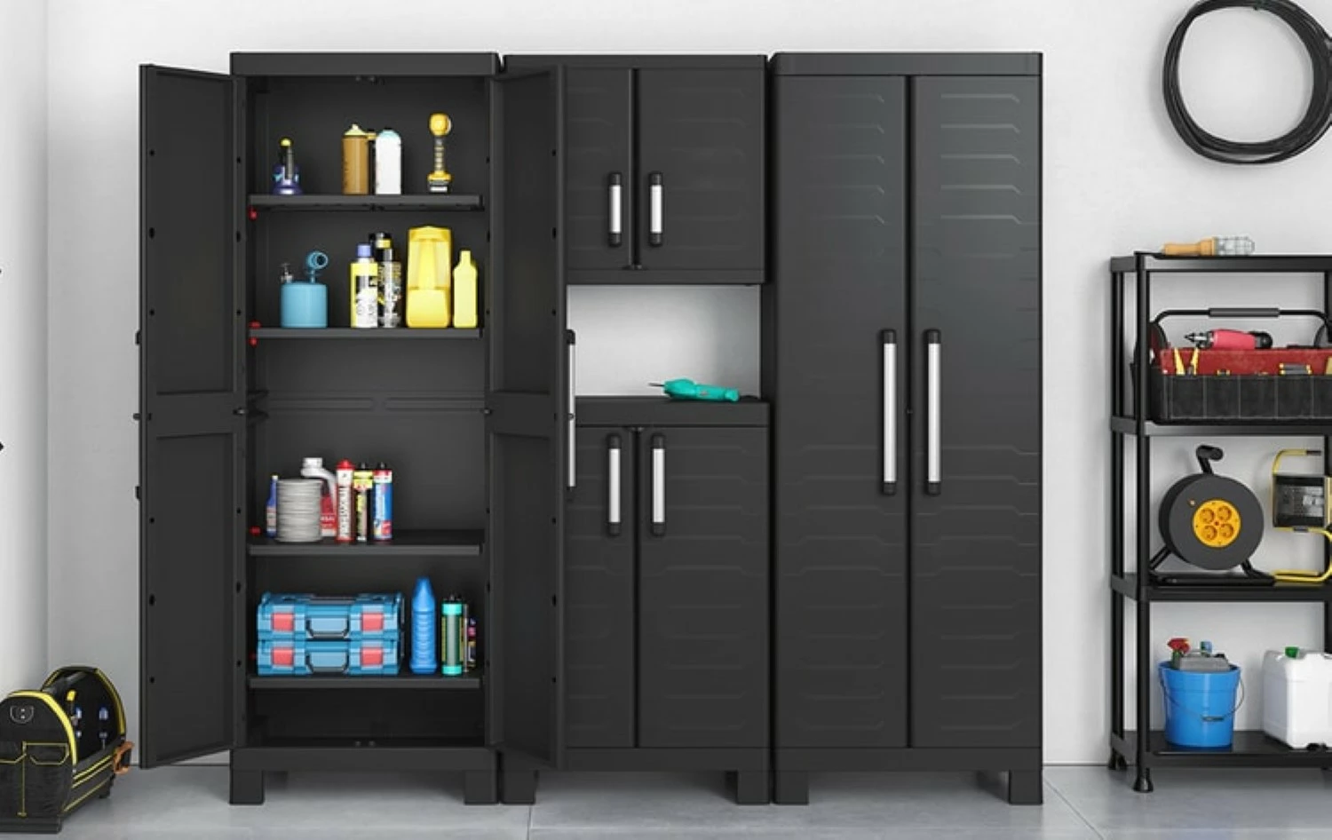 Keter 249798 Detroit hoge opbergkast - 45x65x182cm