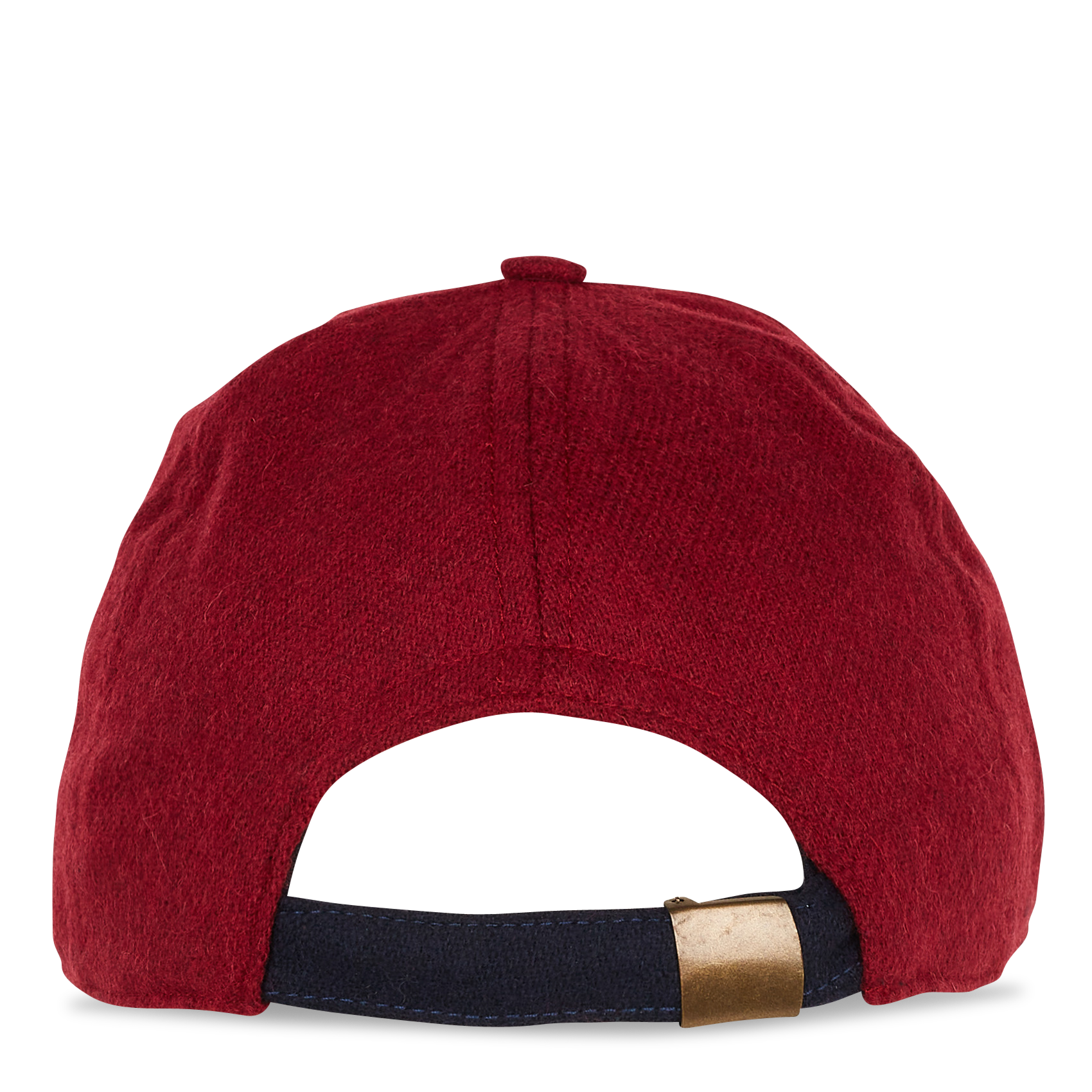 Casquette logo en laine recyclée| Rouge