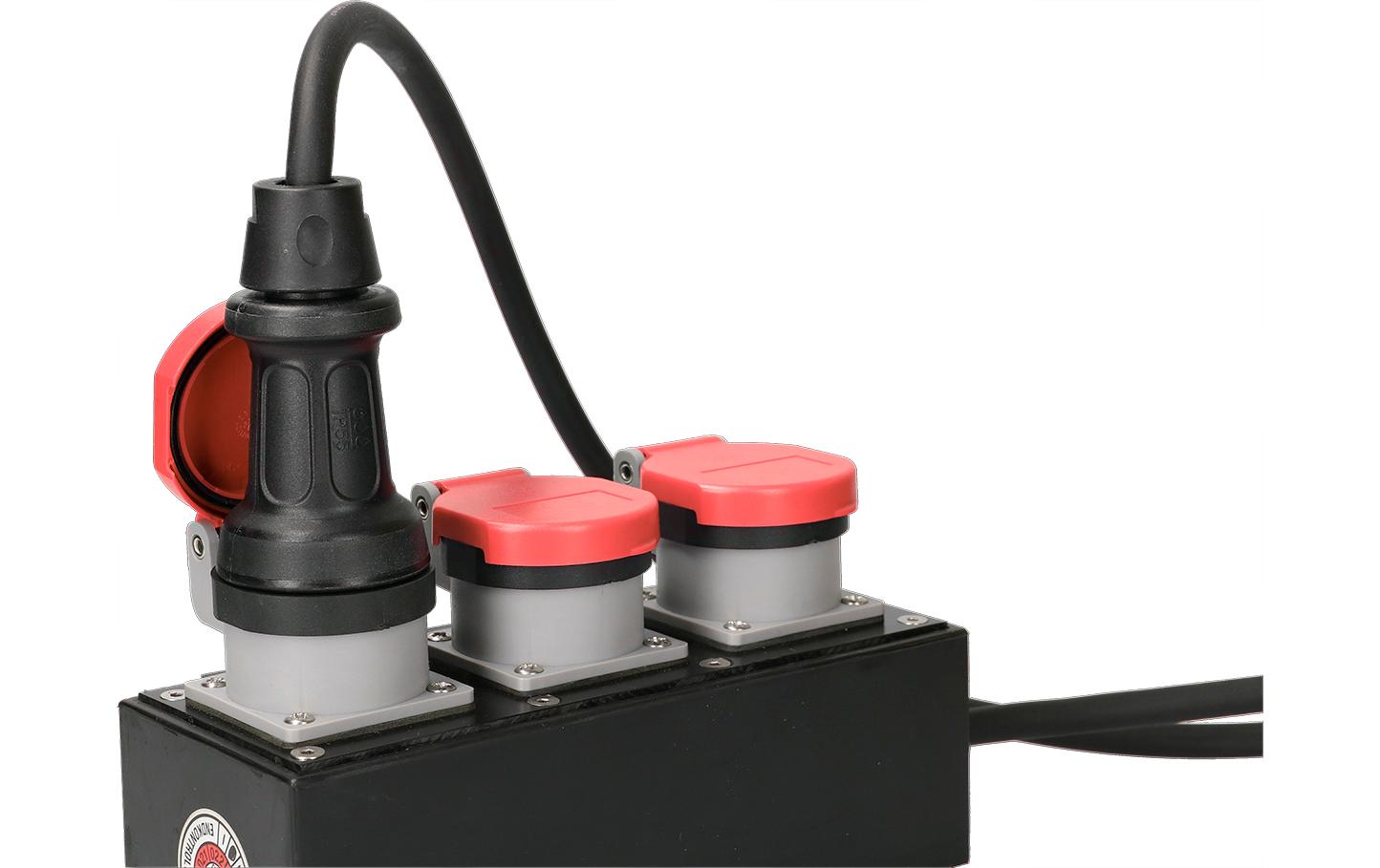Einbausteckdose IP55 Typ 25 3L+N+PEIP55 Typ 25 Steckdose