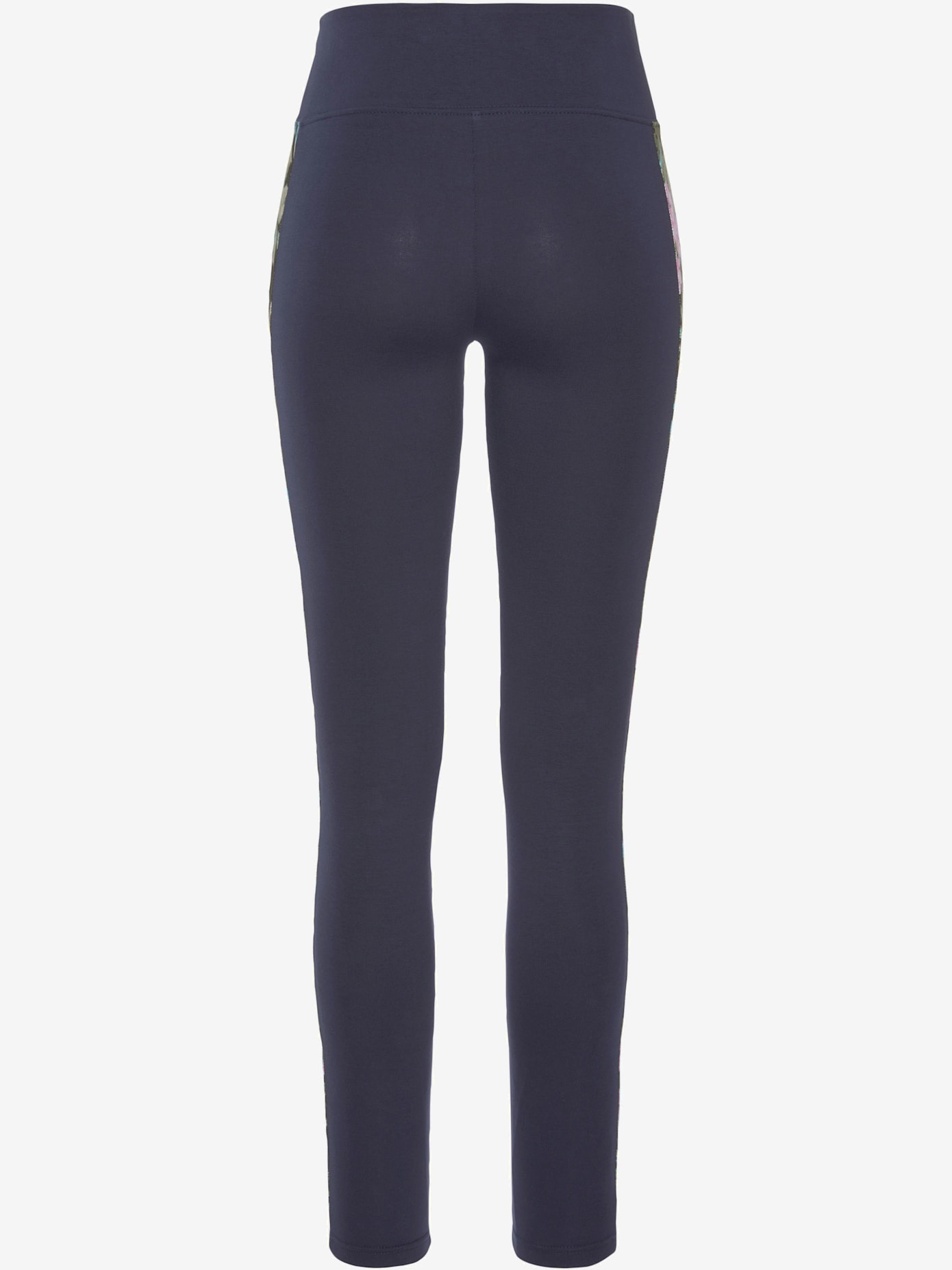 Legging avec rayures latérales imprimées