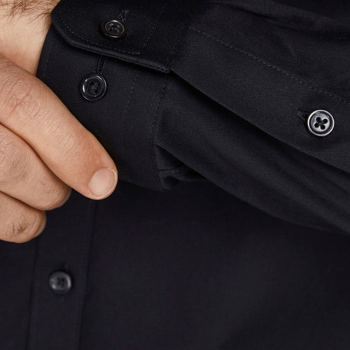 Jack & Jones - 12201905 JPRBLACARDIFF SHIRT LS NOOS BLACK Negro