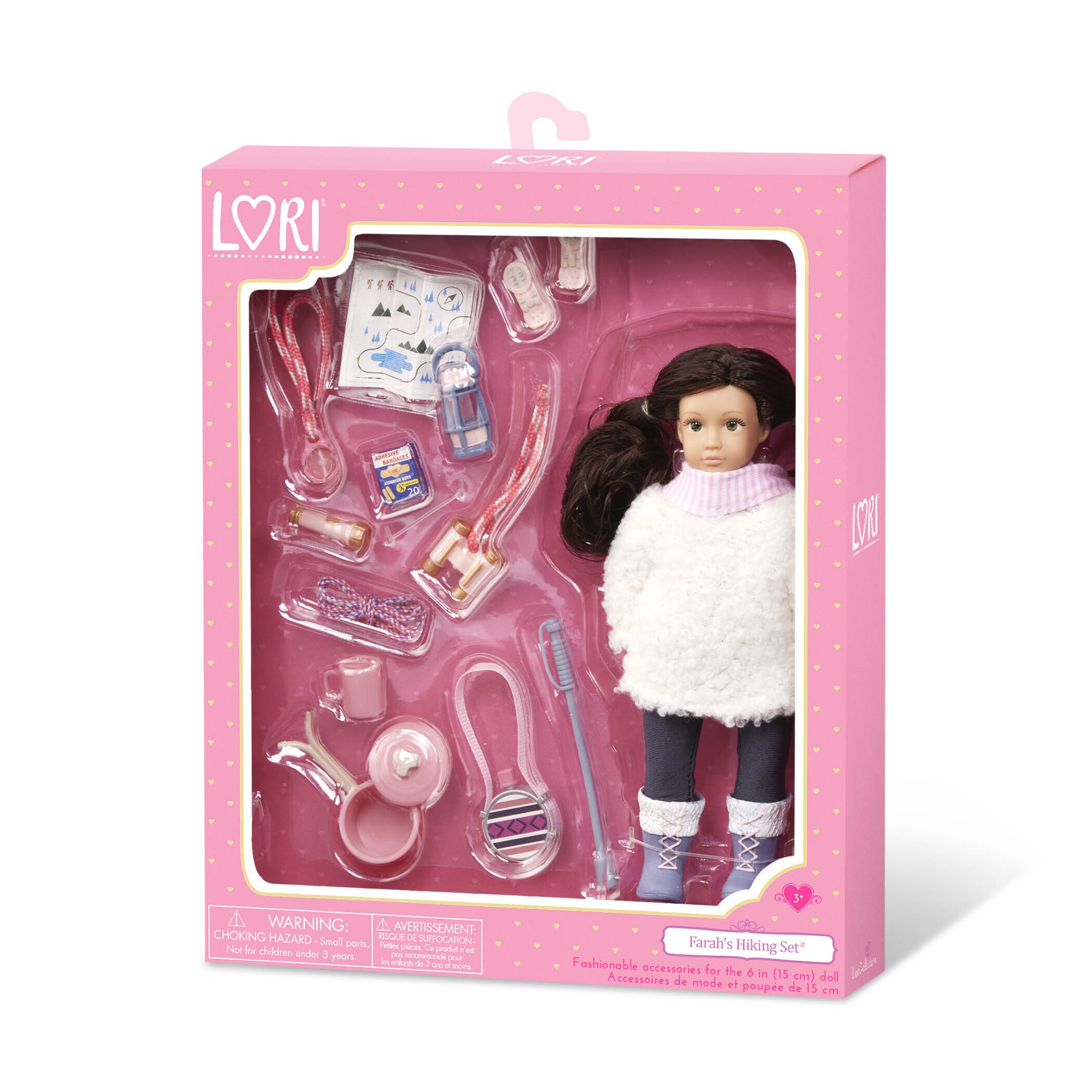 LORI Puppe Farah mit Wander Accessories