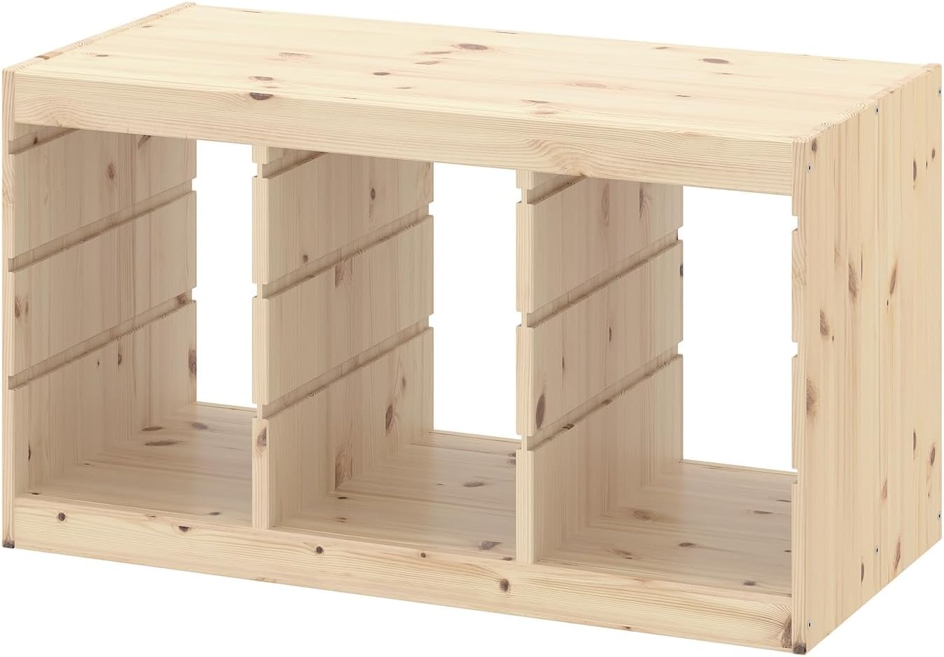IKEA TROFAST Regal, Kiefer Weiß gebeizt, 93x44x52 cm