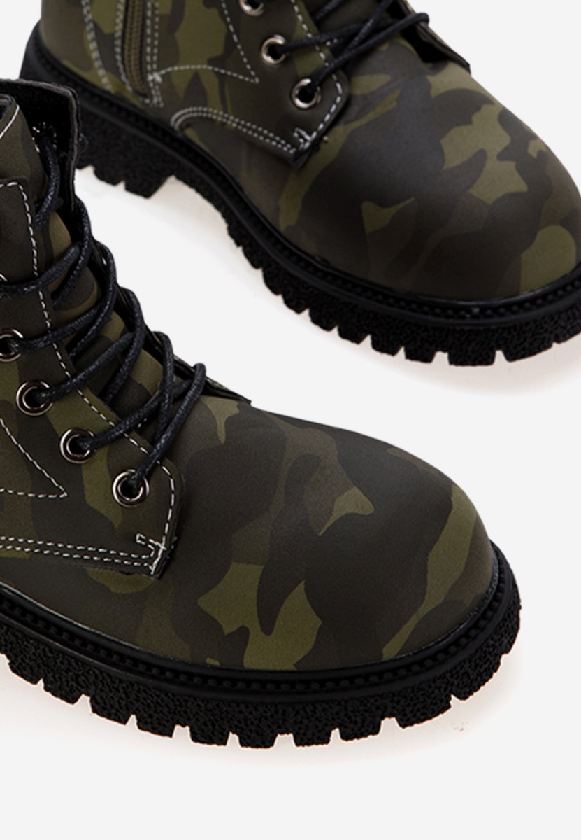 Bottines garçons vert Moulins