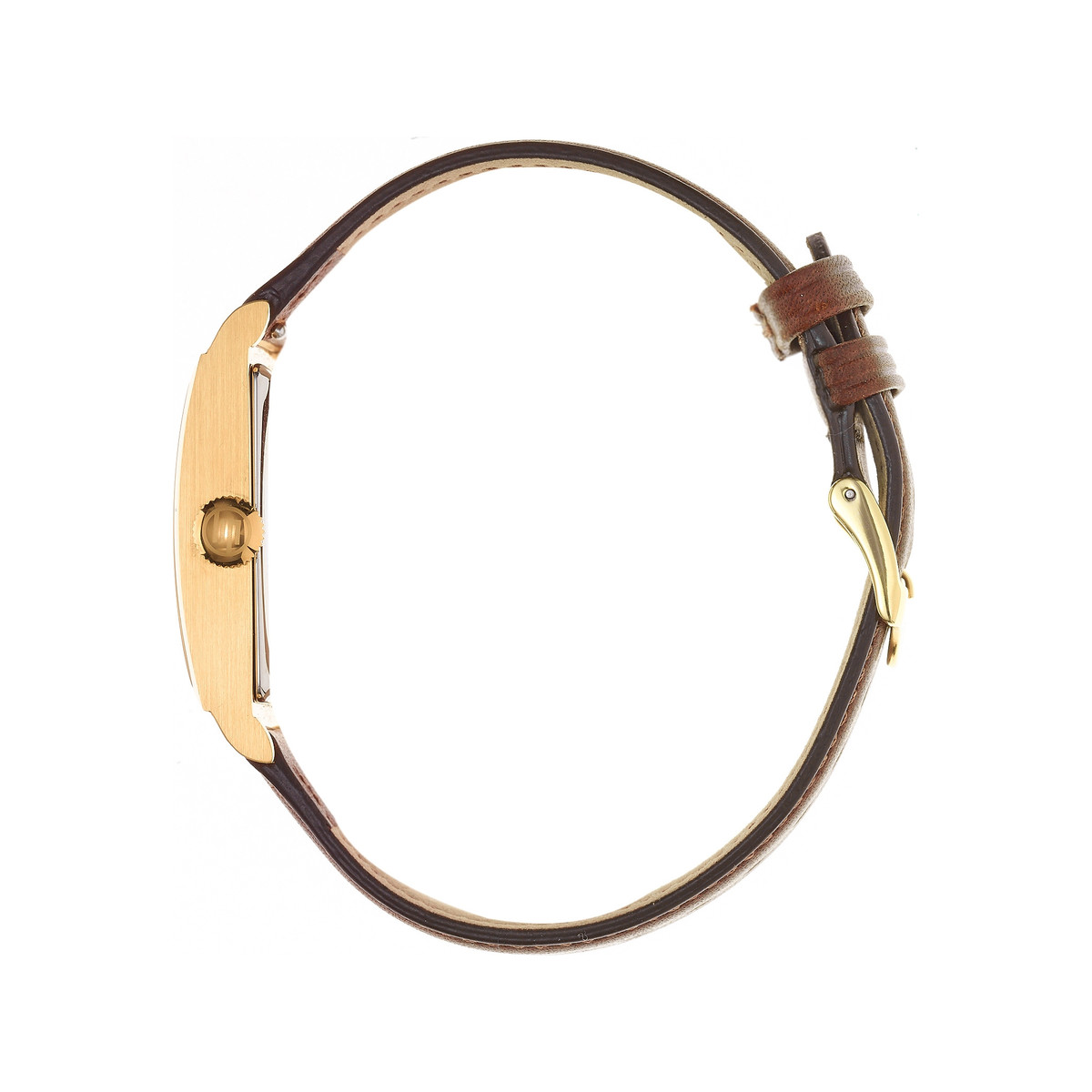 Montre Lip homme cuir acier doré