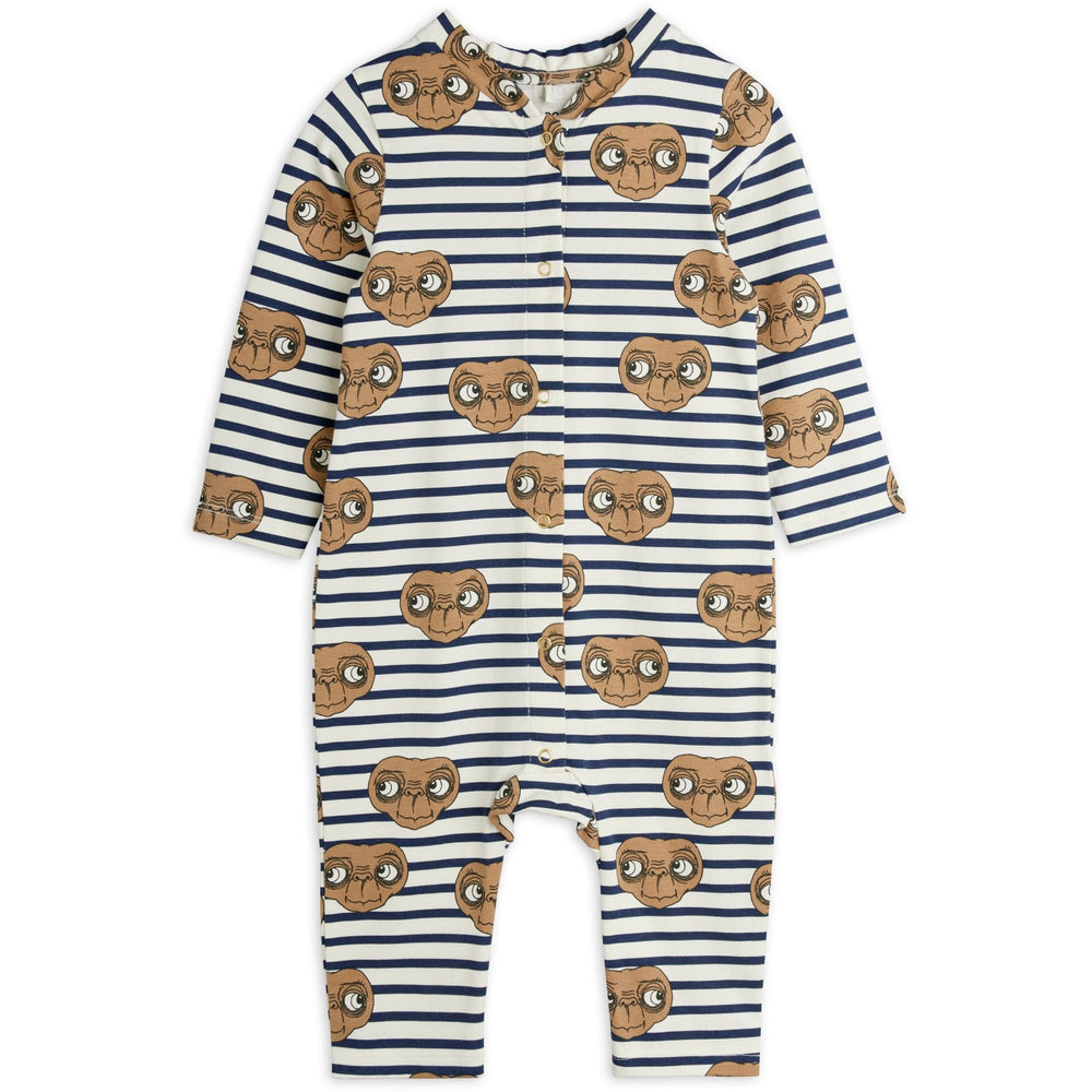 Køb Mini Rodini Multi E.T Stripe AOP Buksedragt