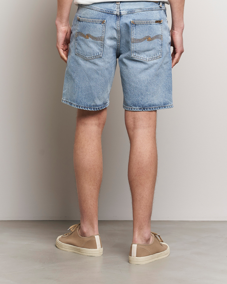 Nudie Jeans Seth Denim Shorts Sea Salt