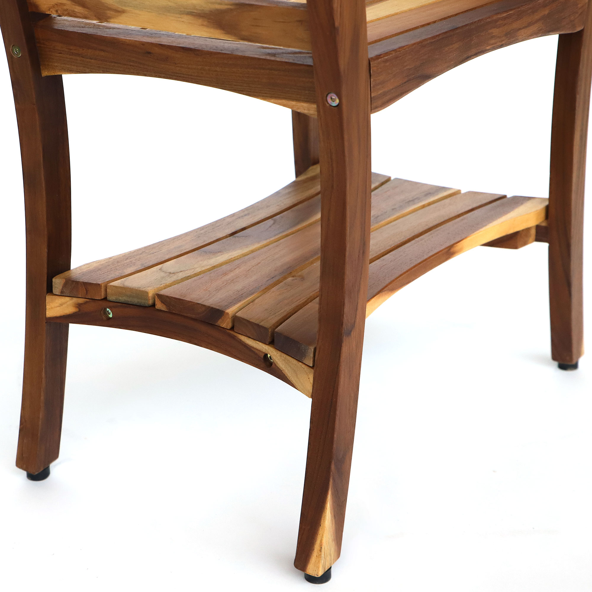 Bad-Hocker aus Teak, B 60 cm, L 37 cm, H 63 cm von fischer's lagerhaus