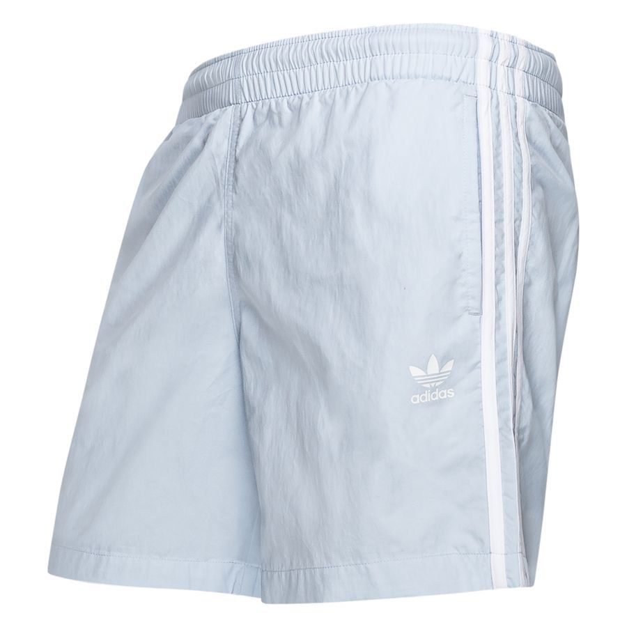adidas Short de Bain 3-Stripes - Bleu/Blanc