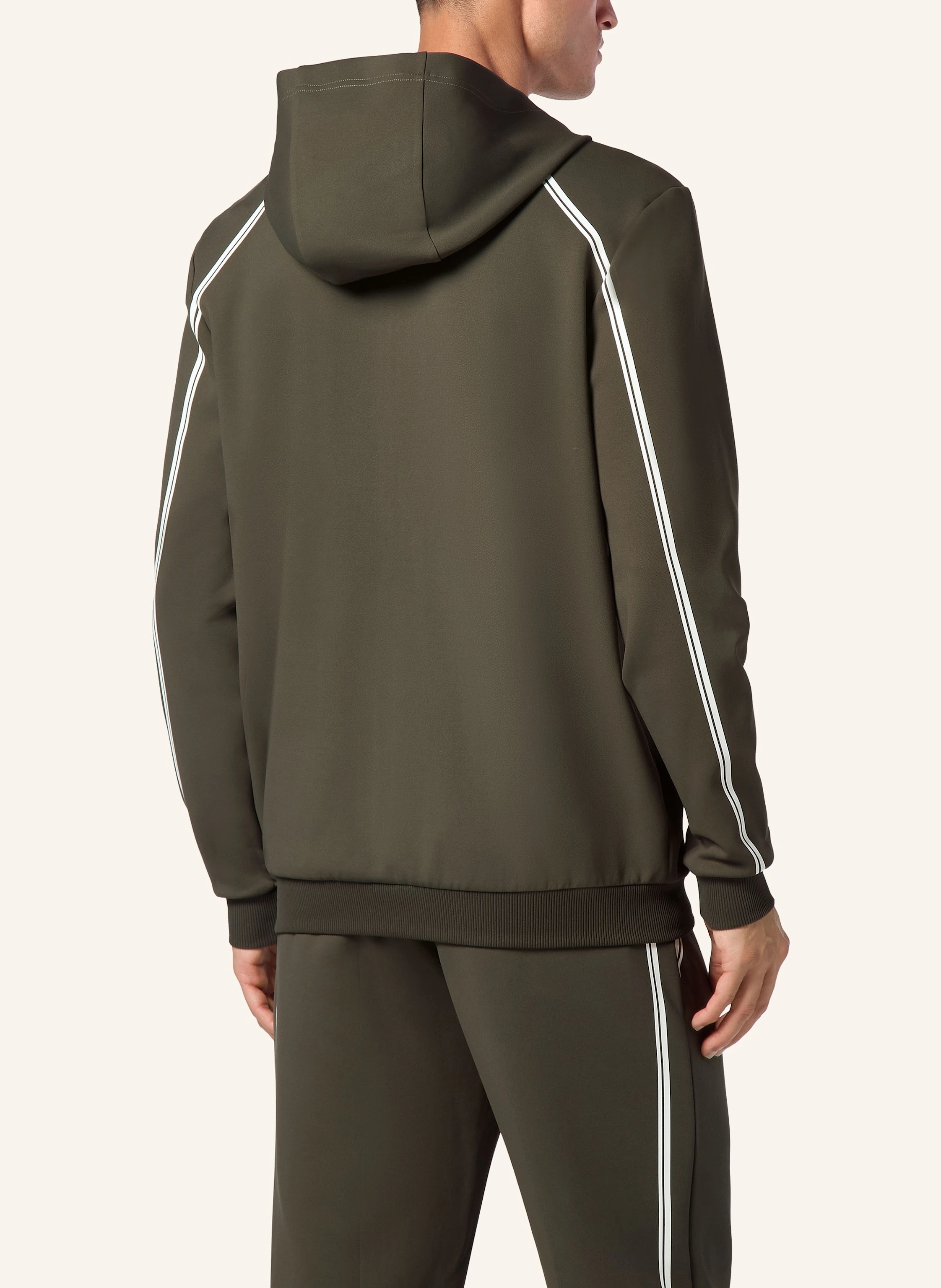 PLEIN SPORT Sweatjacke mit Kapuze